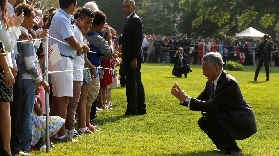 Are those green eyes of envy we see, Mr Obama?
